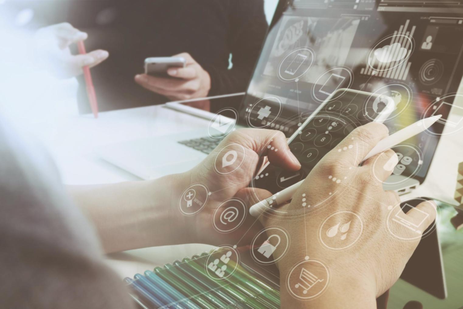 Content writers collaborating on SEO strategy